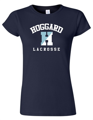 Hoggard Lacrosse Ladies Navy T-Shirt - Orders due by  Thursday, February 29, 2024